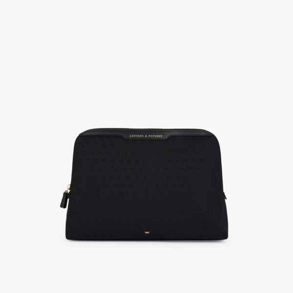 Косметичка из ракушек и кожи для лосьонов и снадобий Anya Hindmarch, черный
Косметичка из ракушек и кожи для лосьонов и снадобий Anya Hindmarch, черный