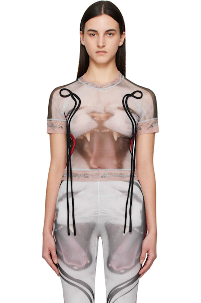 Футболка из разноцветной сетки Ottolinger
Футболка из разноцветной сетки Ottolinger