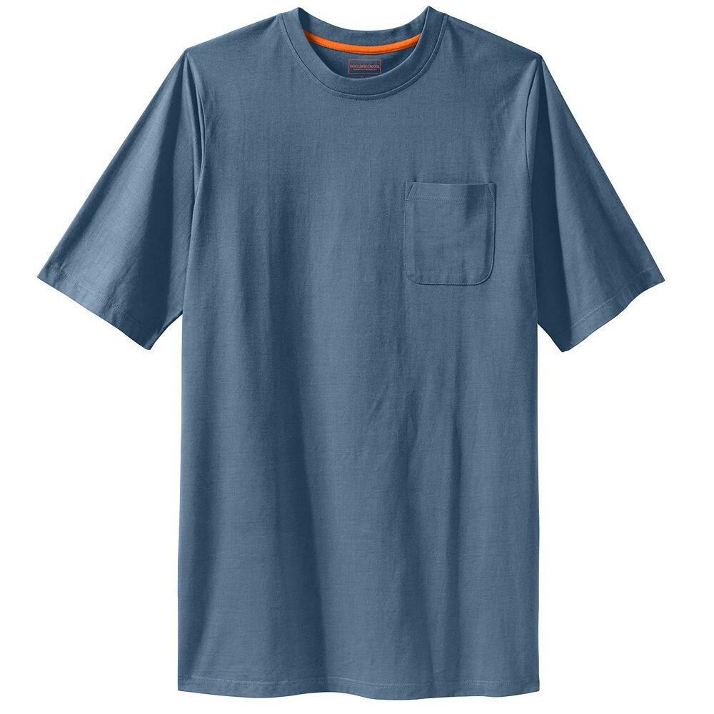 Мужская удлиненная футболка с круглым вырезом Boulder Creek By Kingsize для больших и высоких тяжеловесов с карманами, цвет Slate Blue
Мужская удлиненная футболка с круглым вырезом Boulder Creek By Kingsize для больших и высоких тяжеловесов с карманами, цвет Slate Blue