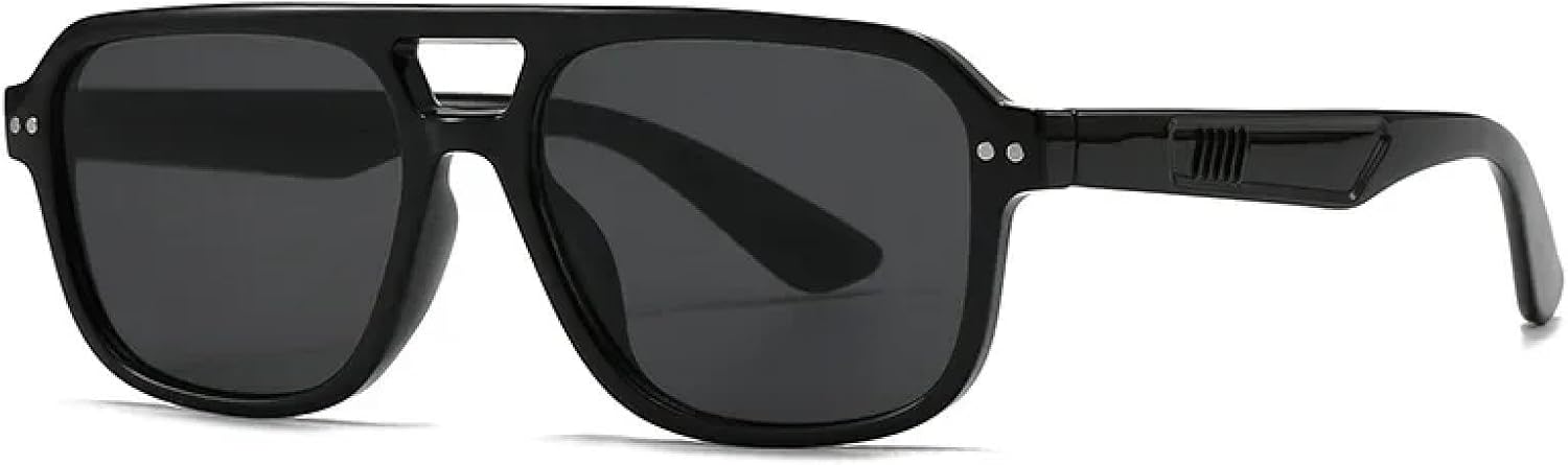 Классические солнцезащитные очки с заклепками и плоской верхней частью для женщин и мужчин, роскошные, винтажные, популярные, в стиле панк, для путешествий, с защитой от УФ-излучения UV400 TVTBBVV, Black Black
Классические солнцезащитные очки с заклепками и плоской верхней частью для женщин и мужчин, роскошные, винтажные, популярные, в стиле панк, для путешествий, с защитой от УФ-излучения UV400 TVTBBVV, Black Black