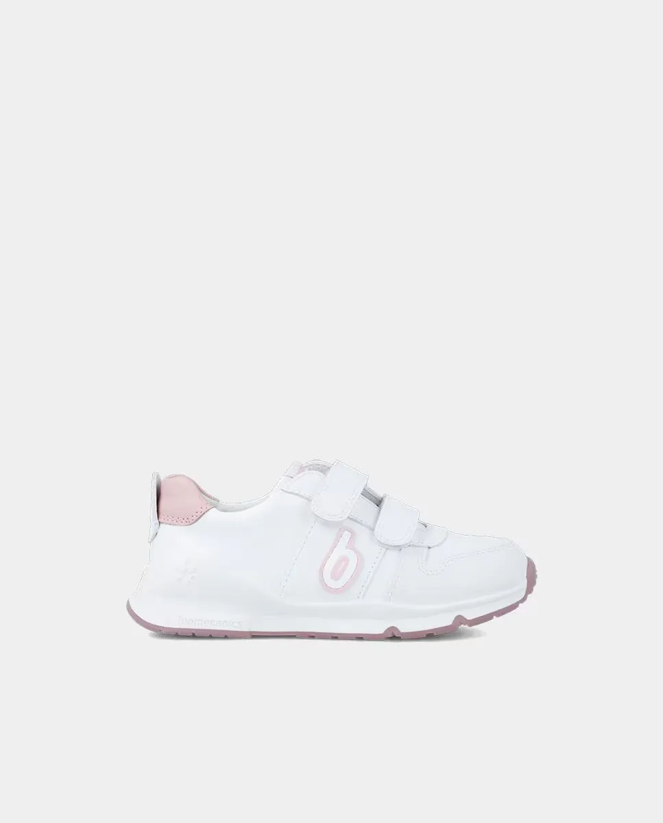 Детские кожаные кроссовки с самоклеющейся застежкой Biomecanics, белый
Детские кожаные кроссовки с самоклеющейся застежкой Biomecanics, белый