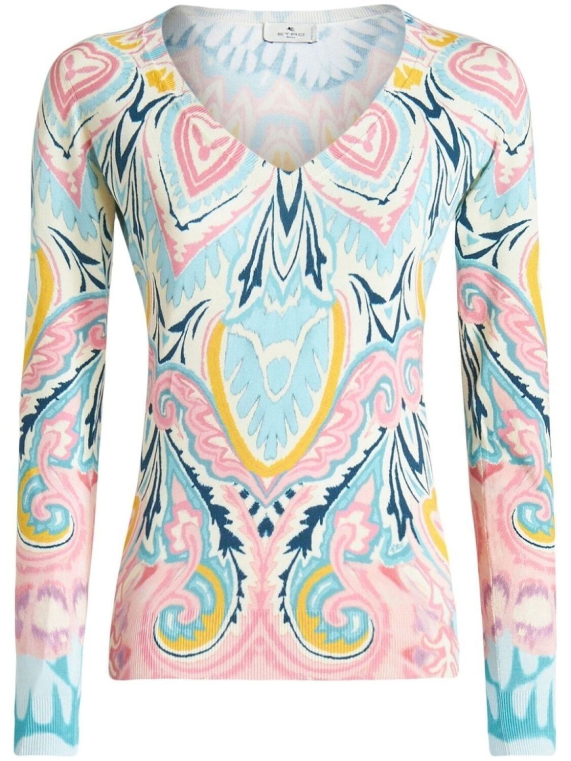 ETRO джемпер с V-образным вырезом и графичным принтом, синий
ETRO джемпер с V-образным вырезом и графичным принтом, синий