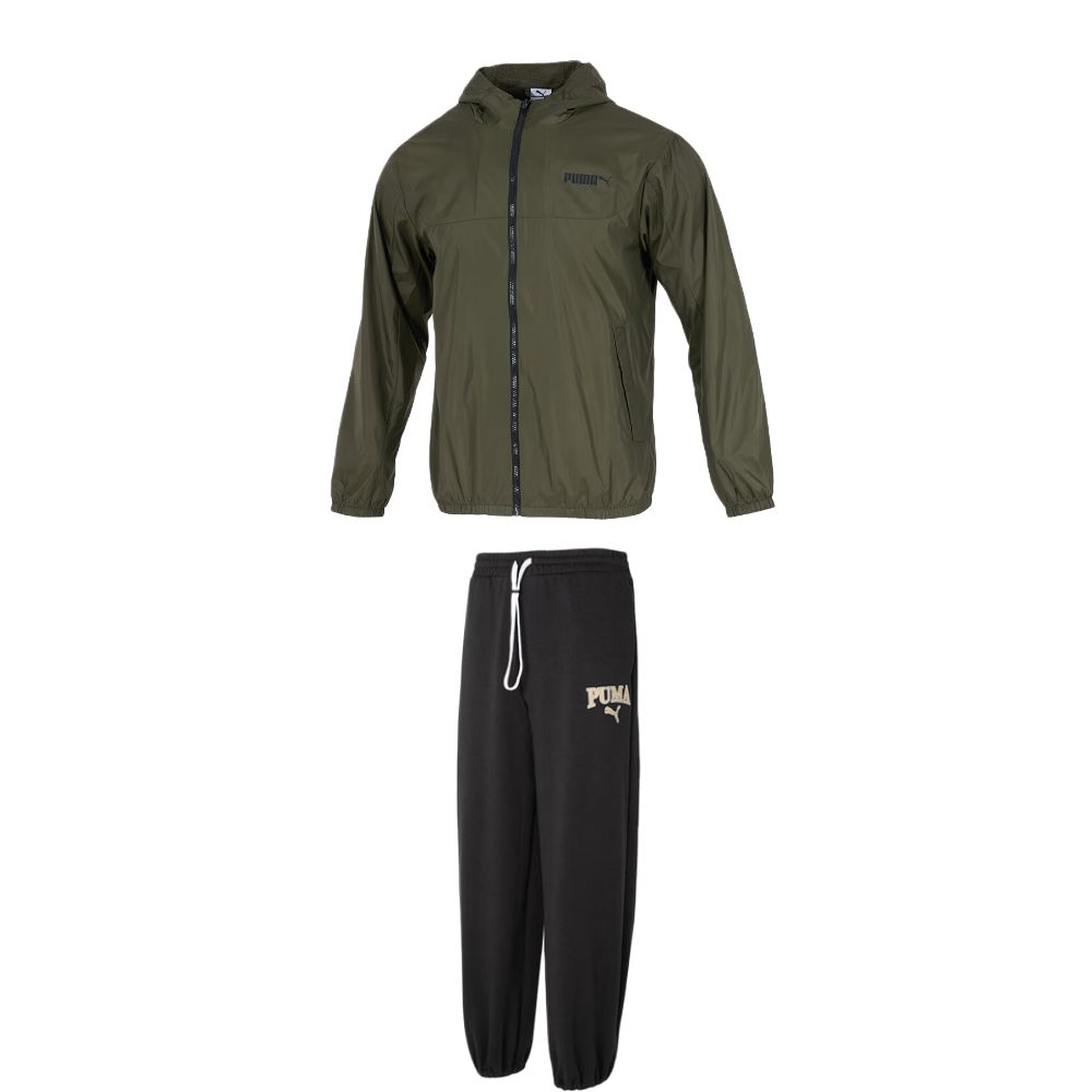 Повседневный спортивный комплект для мужчин Olive Top+Black Bottom PUMA, оливковый/черный
Повседневный спортивный комплект для мужчин Olive Top+Black Bottom PUMA, оливковый/черный