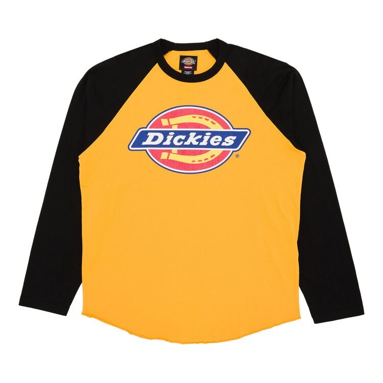 Топ Supreme x Dickies Raglan Long-Sleeve Top Gold, золотой 
Топ Supreme x Dickies Raglan Long-Sleeve Top Gold, золотой
