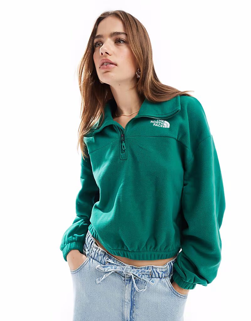 Флисовая кофта оверсайз The North Face Glacier с застежкой-молнией 1/2 зеленого цвета
Флисовая кофта оверсайз The North Face Glacier с застежкой-молнией 1/2 зеленого цвета