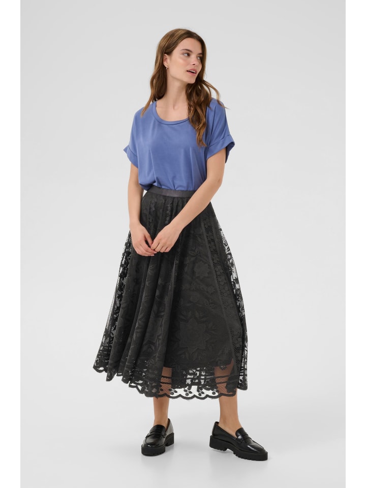 CULTURE Юбка CUcollie А-образного силуэта, черная
CULTURE Юбка CUcollie А-образного силуэта, черная