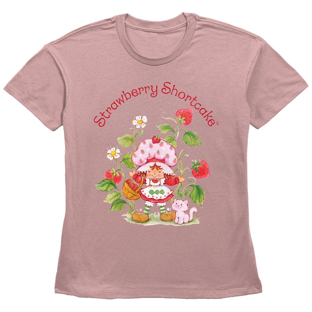 Женская футболка с рисунком Strawberry Shortcake Custard Garden Licensed Character, цвет Desert Pink
Женская футболка с рисунком Strawberry Shortcake Custard Garden Licensed Character, цвет Desert Pink