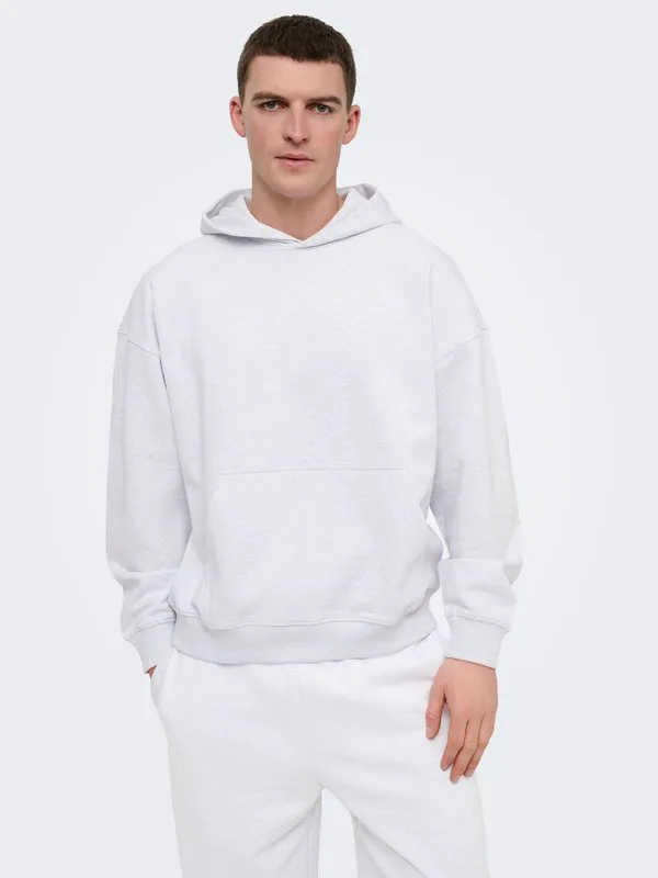 Толстовка с капюшоном Only & Sons, Super Light Grey Melange, Серый, Толстовка с капюшоном Only & Sons, Super Light Grey Melange
Толстовка с капюшоном Only & Sons, Super Light Grey Melange, Серый, Толстовка с капюшоном Only & Sons, Super Light Grey Melange