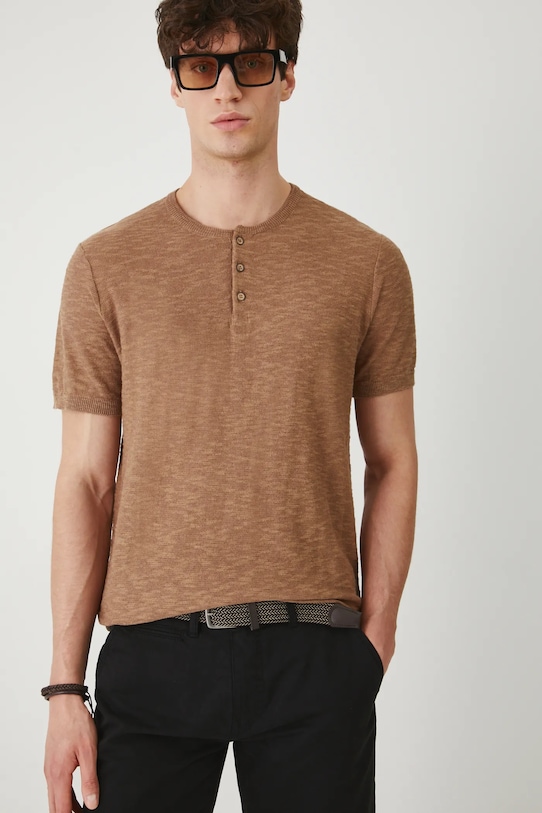 Футболка с добавлением льна Medicine, коричневый
Футболка с добавлением льна Medicine, коричневый