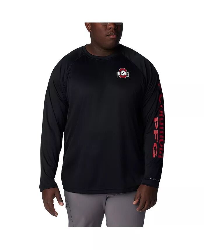 Мужская черная футболка Ohio State Buckeyes Big and Tall Terminal Tackle Omni-Shade Raglan с длинным рукавом Columbia
Мужская черная футболка Ohio State Buckeyes Big and Tall Terminal Tackle Omni-Shade Raglan с длинным рукавом Columbia