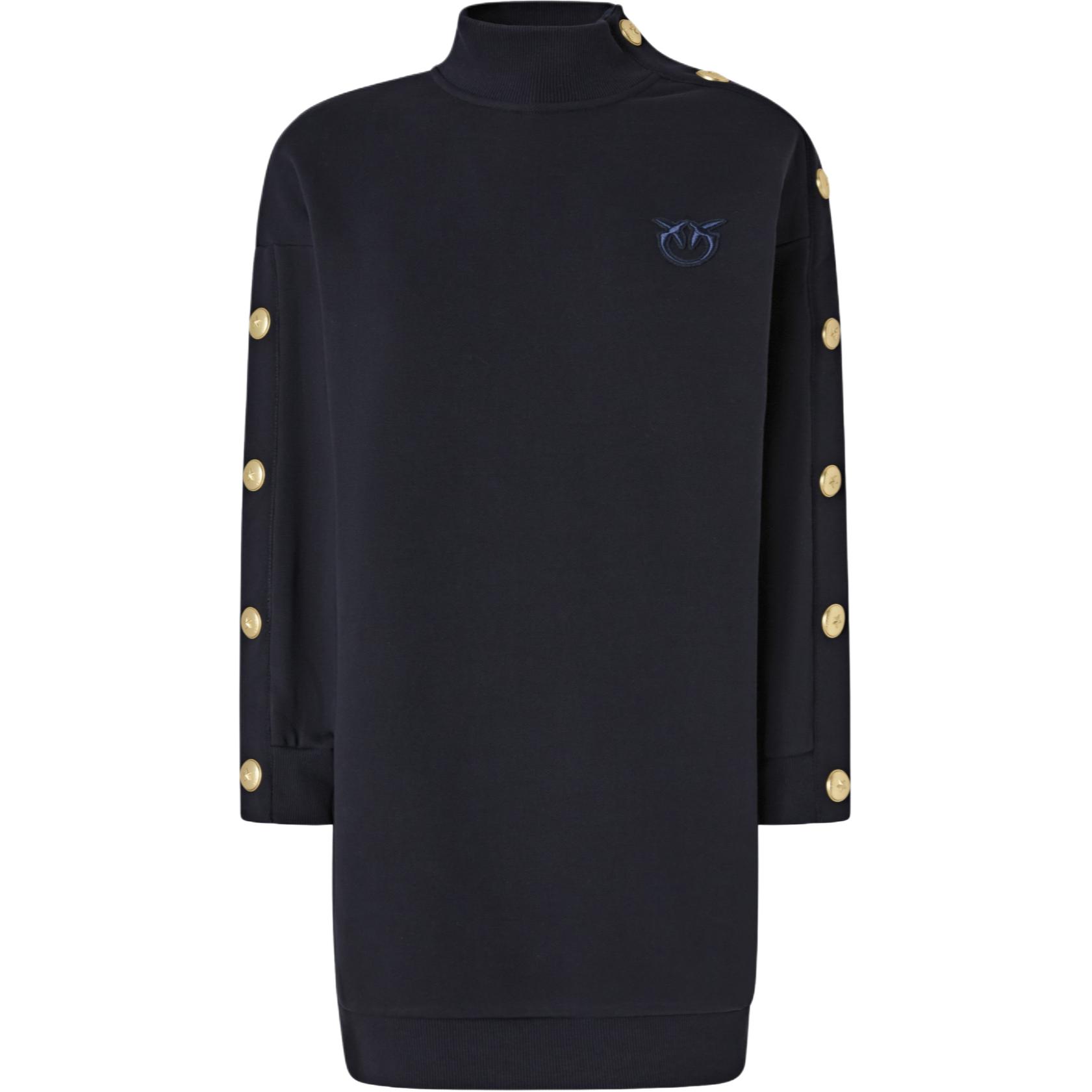 Мини-платье с высокой горловиной и пуговицами PINKO, синий
Мини-платье с высокой горловиной и пуговицами PINKO, синий