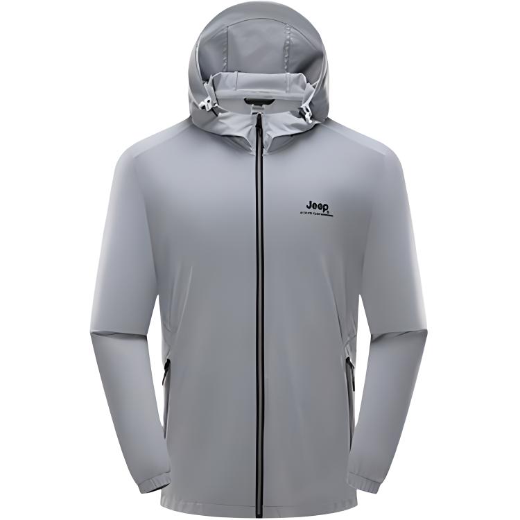 Jeep Дышащая ветрозащитная одежда с УФ-защитой для мужчин, Tech Gray
Jeep Дышащая ветрозащитная одежда с УФ-защитой для мужчин, Tech Gray