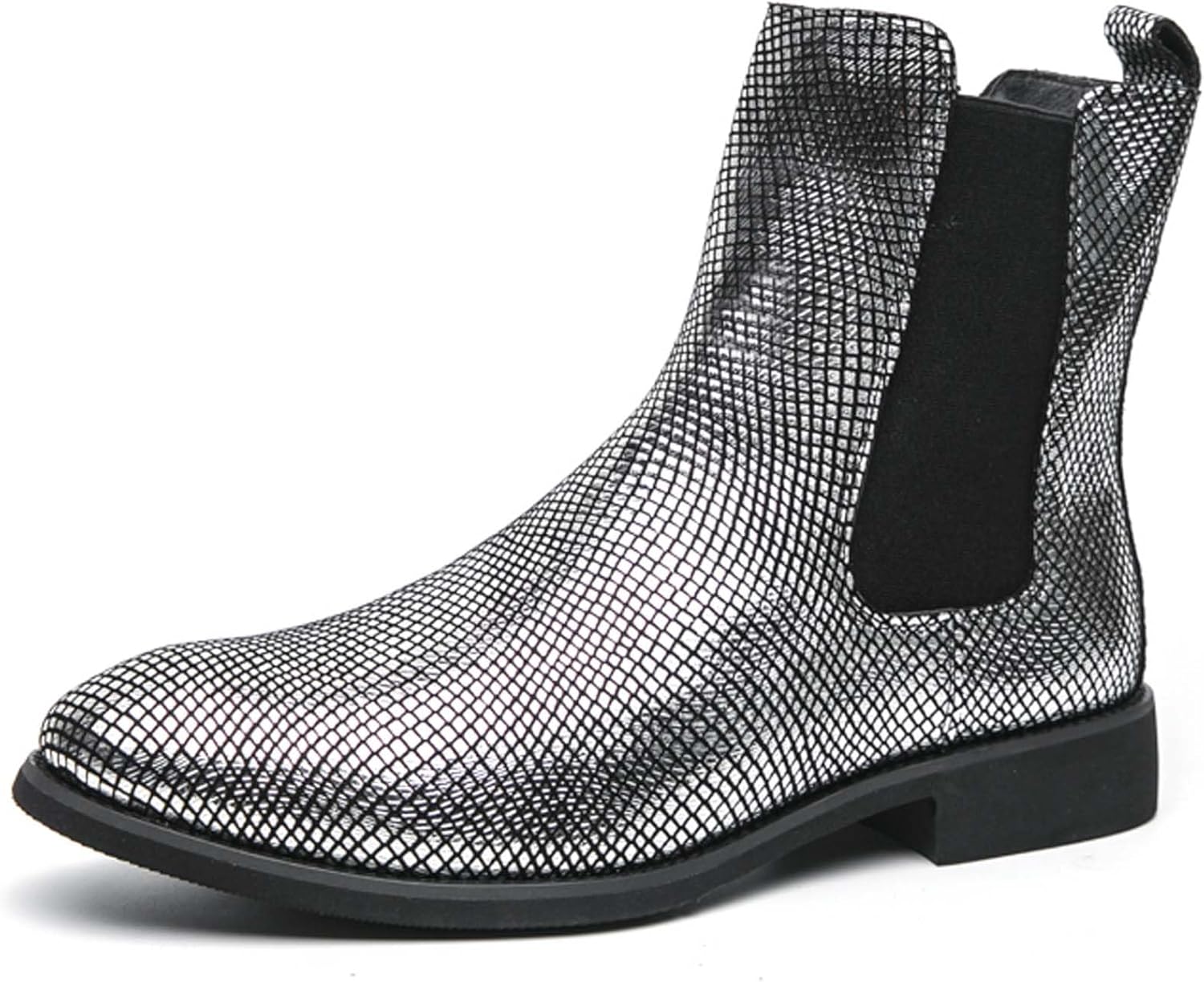 Мужские кожаные ботинки челси Generic, серебро
Мужские кожаные ботинки челси Generic, серебро