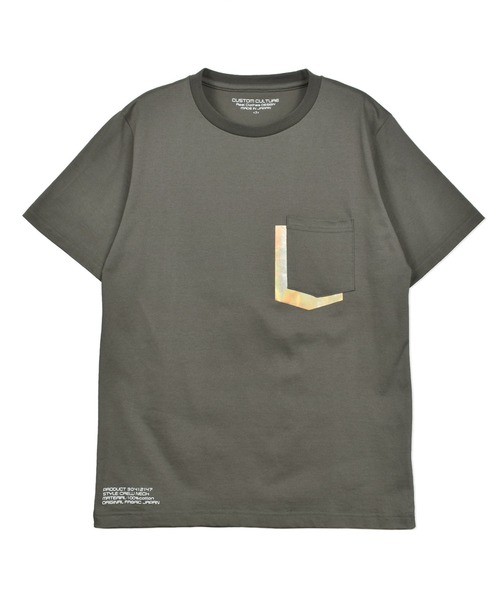 Футболка с коротким рукавом, с карманом и фольгированным принтом CUSTOM CULTURE, цвет мокко
Футболка с коротким рукавом, с карманом и фольгированным принтом CUSTOM CULTURE, цвет мокко