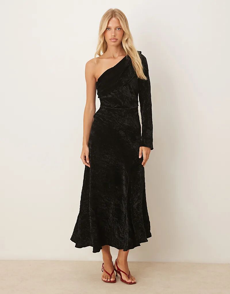 Бархатное асимметричное платье макси с драпировкой ASOS DESIGN черного цвета
Бархатное асимметричное платье макси с драпировкой ASOS DESIGN черного цвета