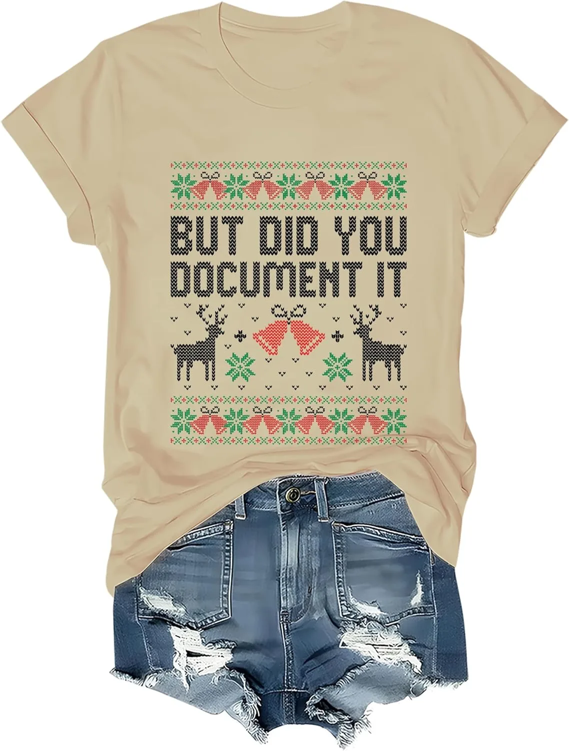 Футболка Ugly Christmas с принтом "Christmas But Did You Document It Ugly Office Party" olermale
Футболка Ugly Christmas с принтом "Christmas But Did You Document It Ugly Office Party" olermale