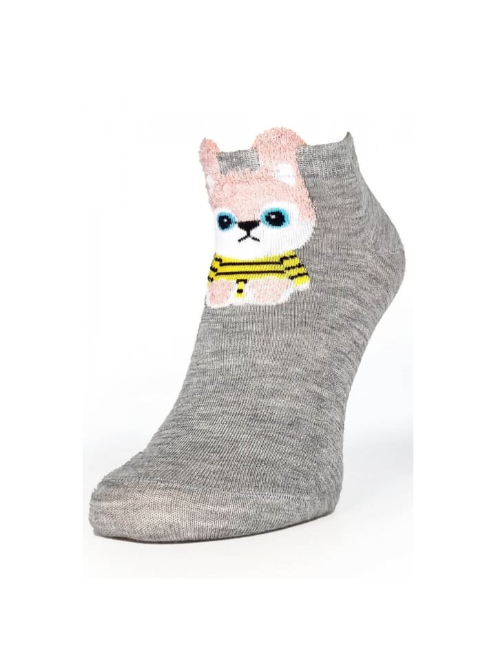 Носки COFI 1453 Kurze Socken für Damen mit Hasenmuster aus Baumwollmischung, серый
Носки COFI 1453 Kurze Socken für Damen mit Hasenmuster aus Baumwollmischung, серый