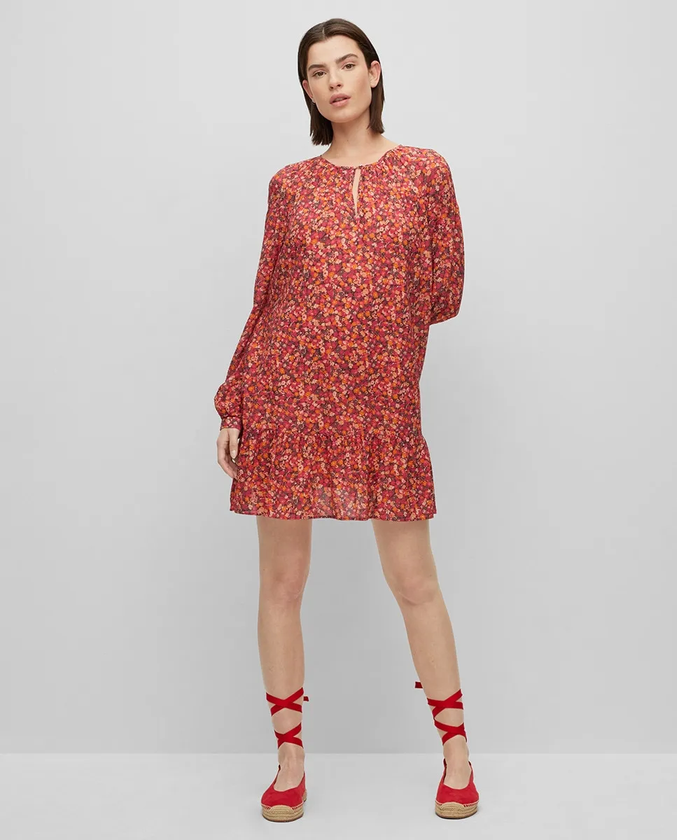 Расписной туникоподобный платье из смесовой газа с шелком Boss, многоцветный
Расписной туникоподобный платье из смесовой газа с шелком Boss, многоцветный