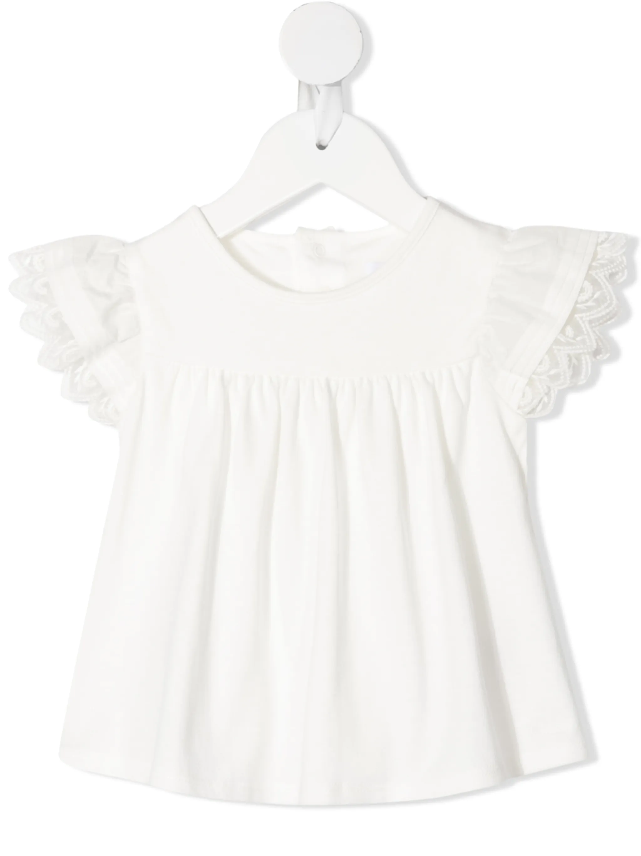 Блузка с вышивкой Chloé Kids, белый
Блузка с вышивкой Chloé Kids, белый