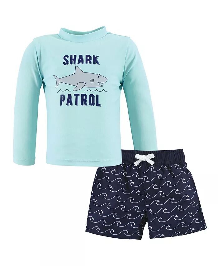 Комплект рашгарда для плавания для маленьких мальчиков Hudson Baby, синий
Комплект рашгарда для плавания для маленьких мальчиков Hudson Baby, синий