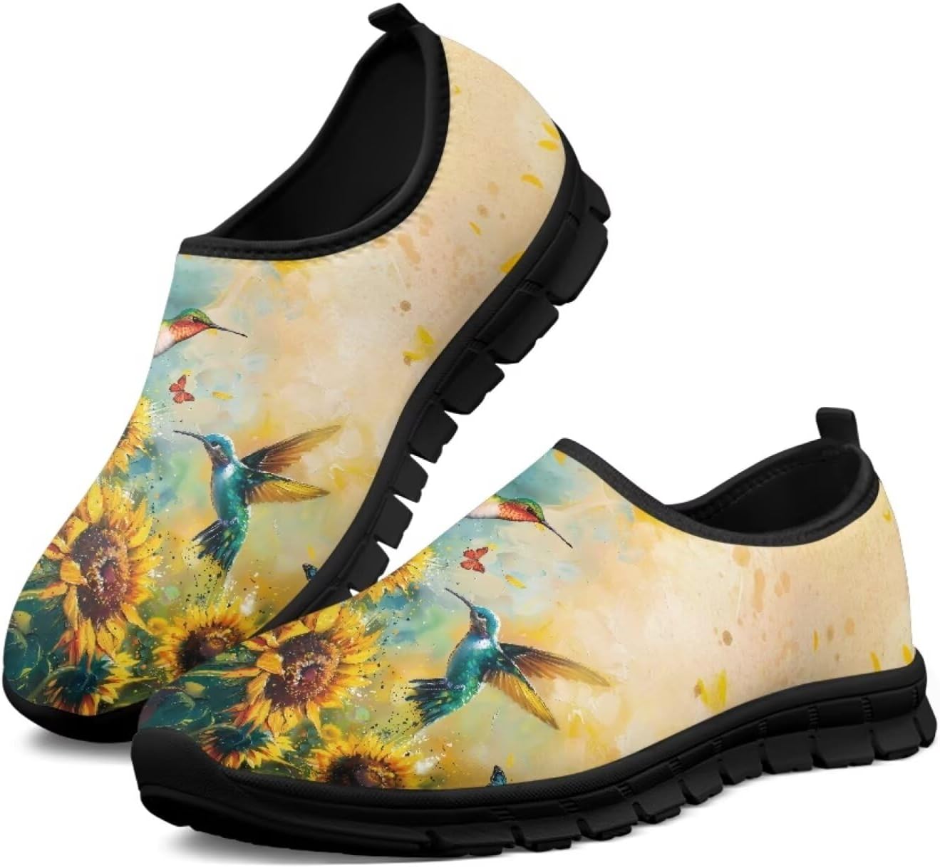 Кроссовки-лоферы унисекс с верхом из сетки Estailounic, Hummingbird Sunflower
Кроссовки-лоферы унисекс с верхом из сетки Estailounic, Hummingbird Sunflower