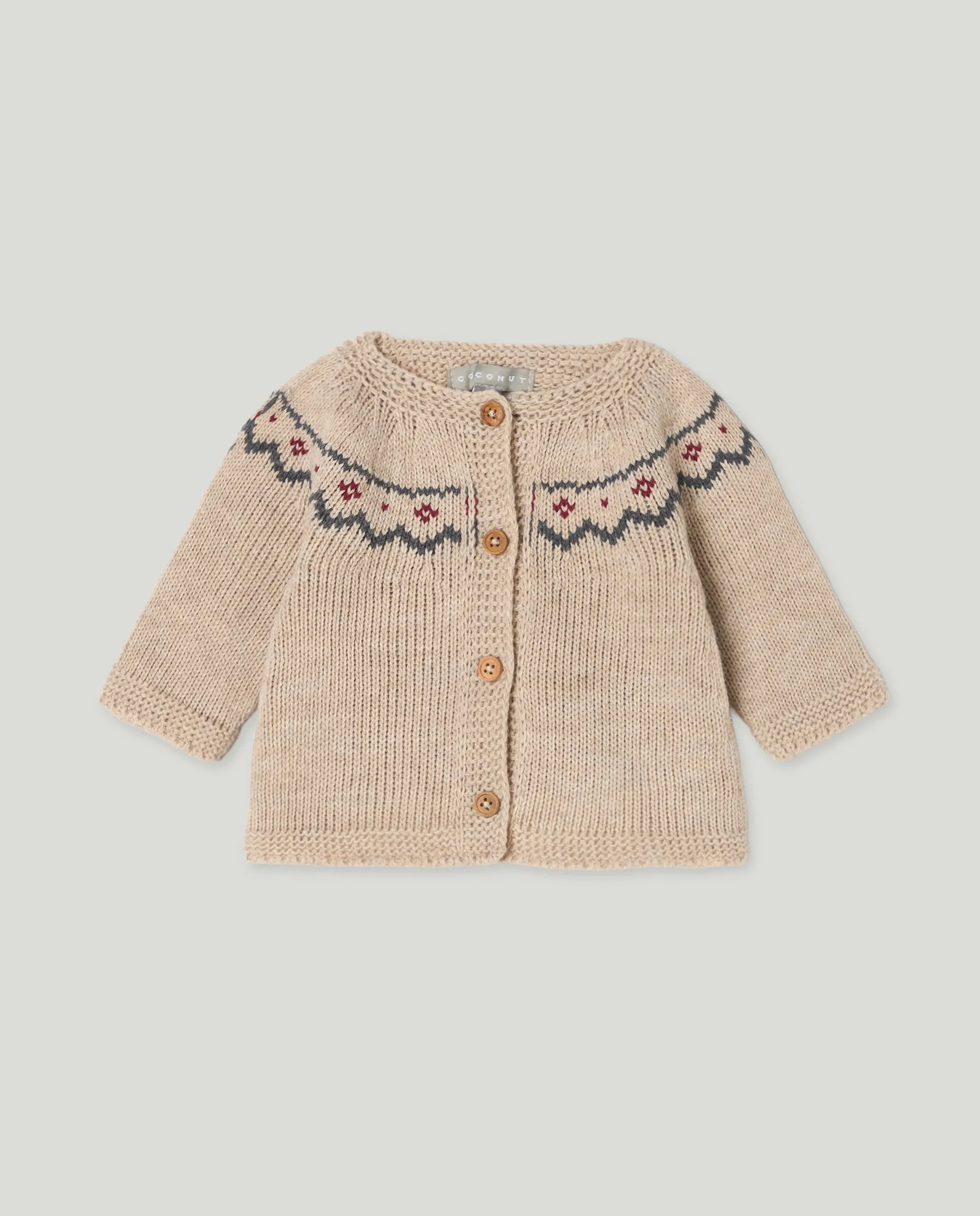 Детская вязаная куртка с греческим узором Coconut El Corte Inglés, песочный
Детская вязаная куртка с греческим узором Coconut El Corte Inglés, песочный