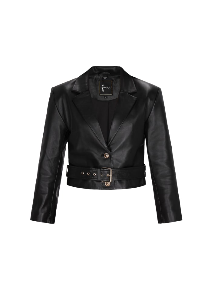 Кожаная куртка faina, черный
Кожаная куртка faina, черный