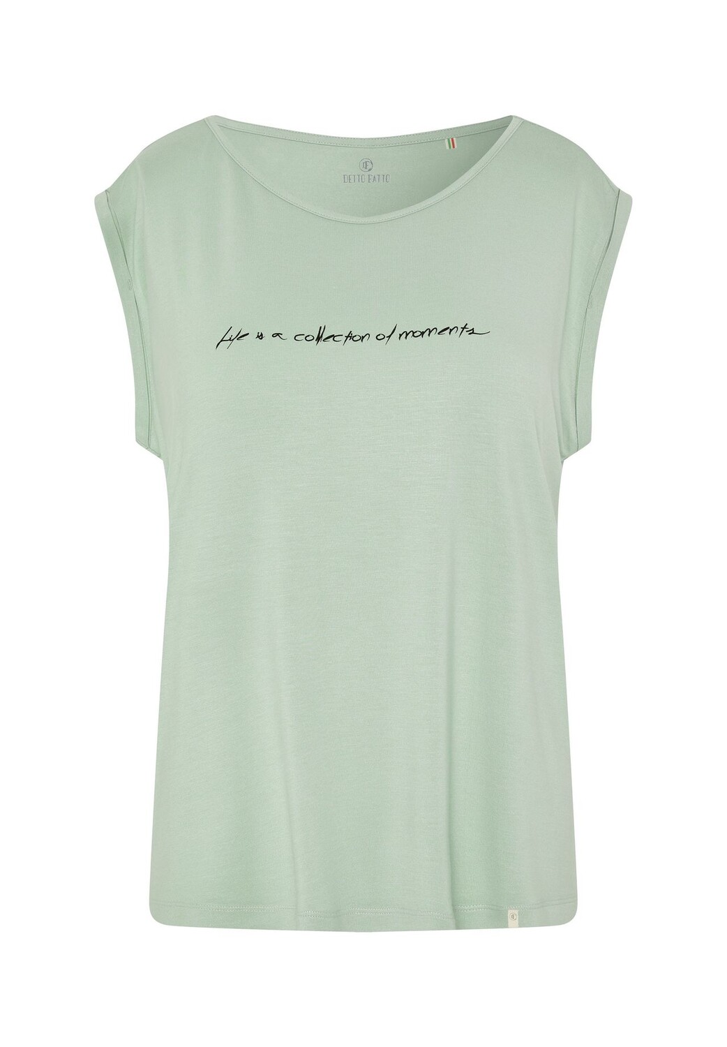 Топ с нежной надписью DETTO FATTO, цвет Silt Green
Топ с нежной надписью DETTO FATTO, цвет Silt Green