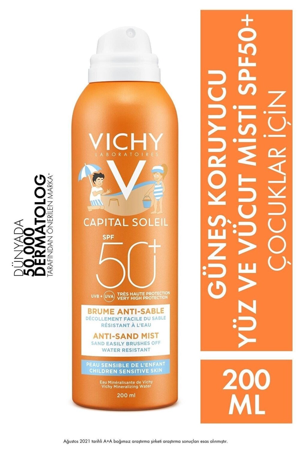Vichy Capital Soleil SPF50 Спрей против перхоти для чувствительной кожи детей 200 мл
Vichy Capital Soleil SPF50 Спрей против перхоти для чувствительной кожи детей 200 мл