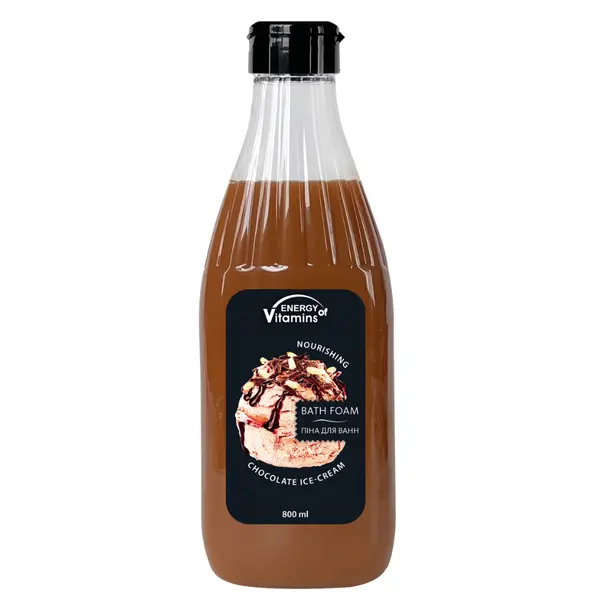 Коктейльная пена для ванны шоколадная, 800 мл Energy Of Vitamins
Коктейльная пена для ванны шоколадная, 800 мл Energy Of Vitamins