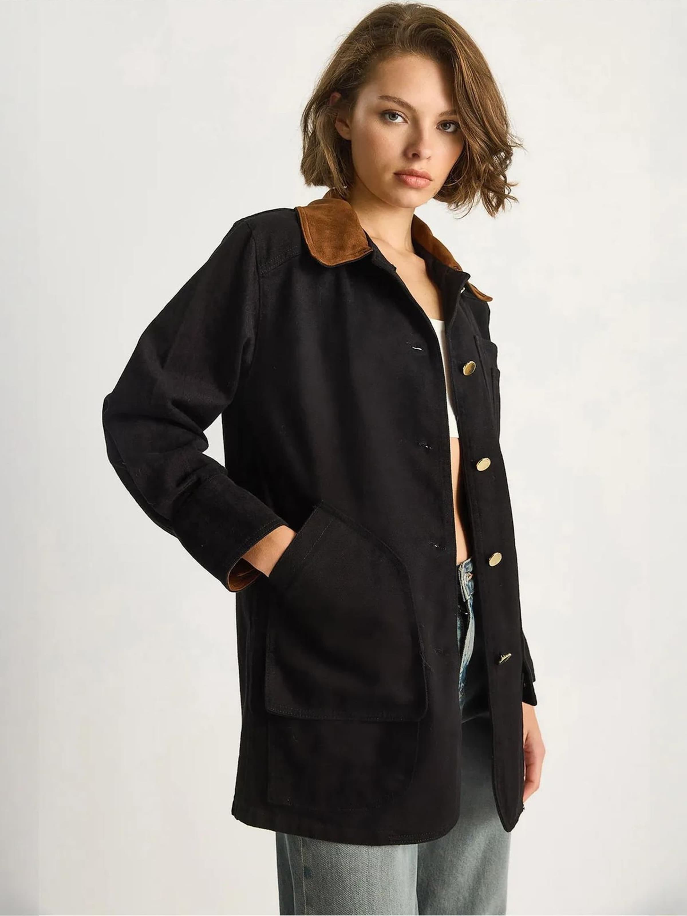 Bianco Lucci Куртка для межсезонья в черном цвете
Bianco Lucci Куртка для межсезонья в черном цвете