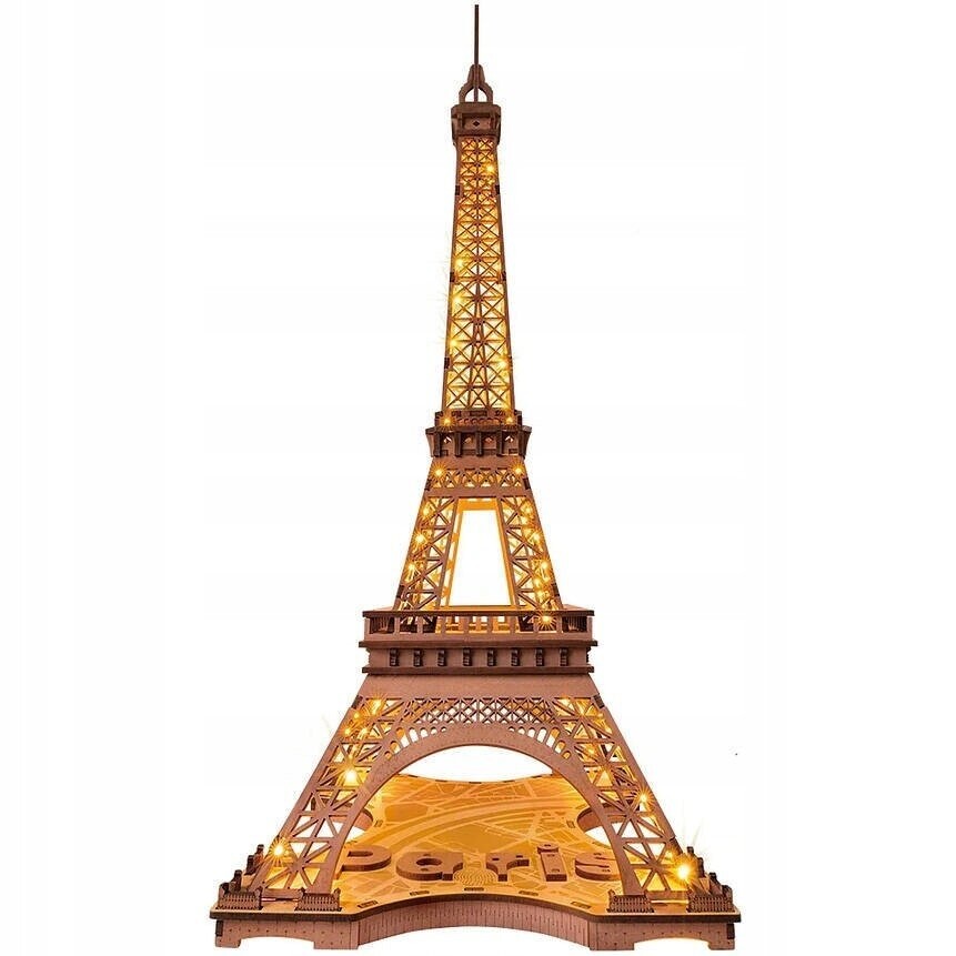 ROBOTIME Деревянный пазл 3D модель DIY - Эйфелева башня со светодиодной подсветкой Pan i Pani Gadżet
ROBOTIME Деревянный пазл 3D модель DIY - Эйфелева башня со светодиодной подсветкой Pan i Pani Gadżet