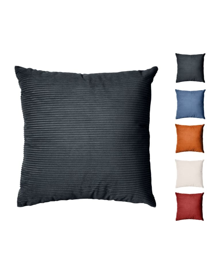 Декоративная подушка JACK Cord Deko 45x45cm Baumwolle inkl Füllung Einfarbig, антрацит
Декоративная подушка JACK Cord Deko 45x45cm Baumwolle inkl Füllung Einfarbig, антрацит