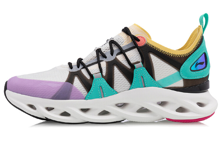 Кроссовки женские Li Ning Arc с низким верхом, белые/фиолетовые/зеленые Lining
Кроссовки женские Li Ning Arc с низким верхом, белые/фиолетовые/зеленые Lining