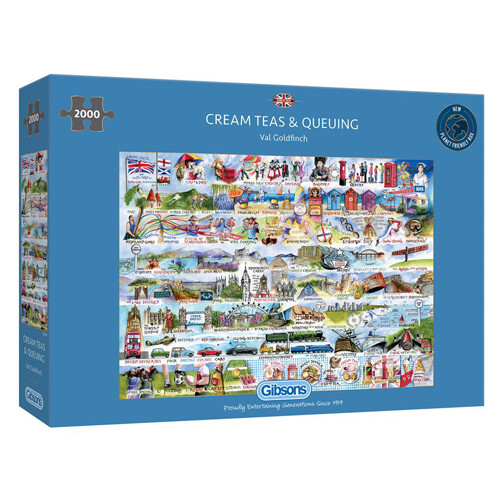 Пазл Cream Teas & Queuing Puzzle (2000 Pieces)
Пазл Cream Teas & Queuing Puzzle (2000 Pieces)