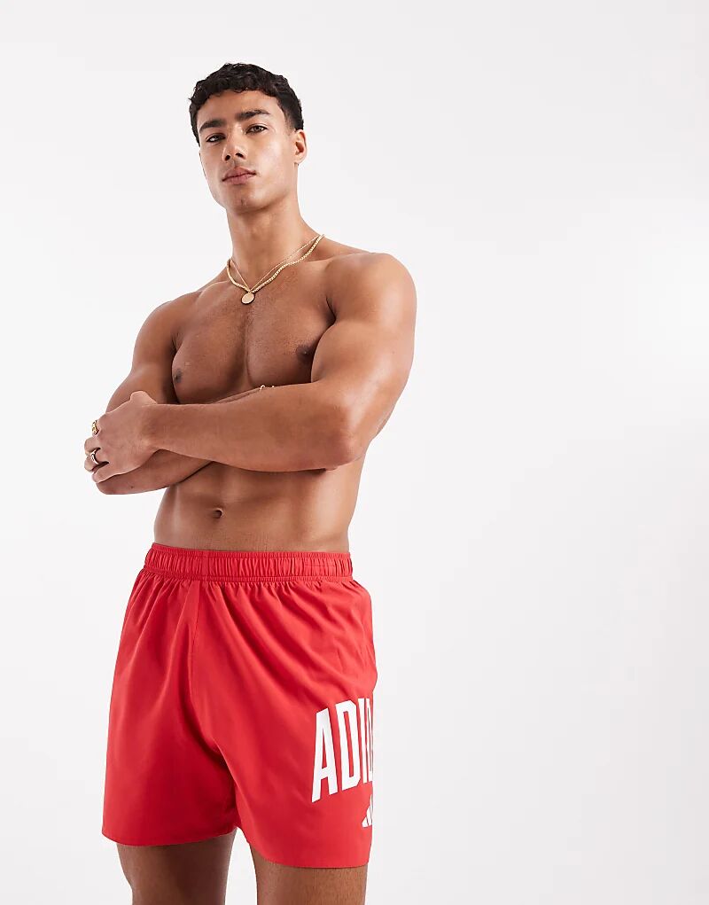 Плавки-шорты adidas Originals красного цвета
Плавки-шорты adidas Originals красного цвета