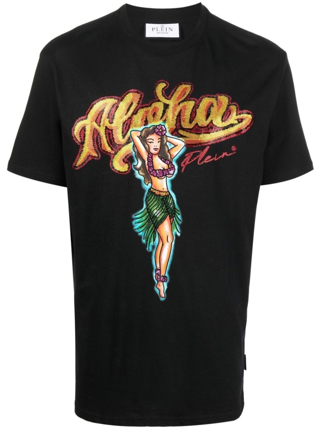 Philipp Plein декорированная футболка Hawaii, черный
Philipp Plein декорированная футболка Hawaii, черный