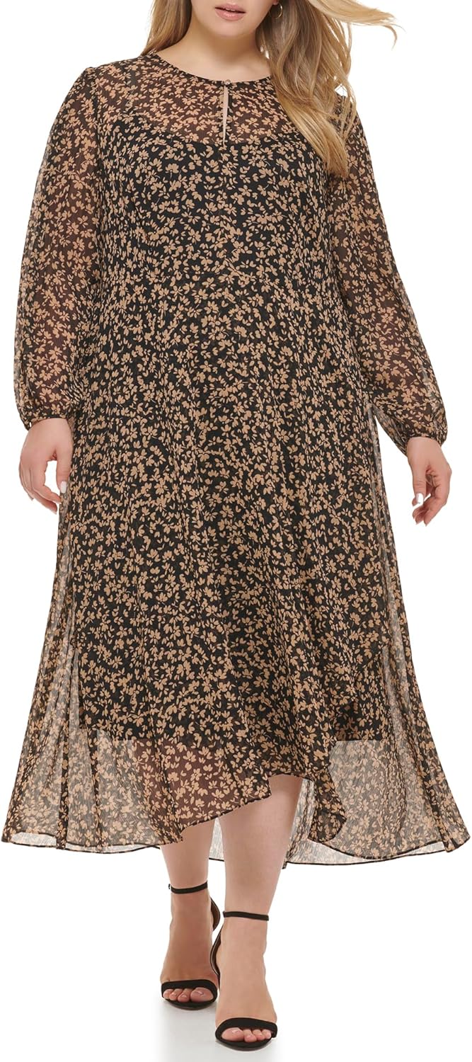 Женское платье TOMMY HILFIGER Hi-Lo Midi с длинными рукавами и высоким воротом, Black/Tan
Женское платье TOMMY HILFIGER Hi-Lo Midi с длинными рукавами и высоким воротом, Black/Tan