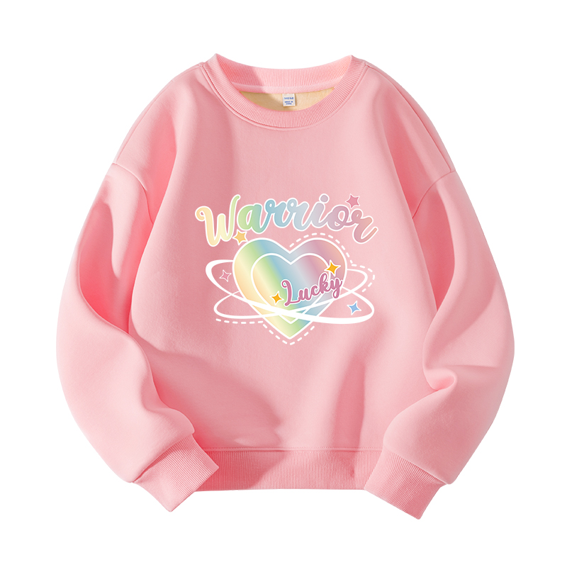 Детский свитшот с круглым вырезом утепленный WARRIOR, розовый/h gradient heart english
Детский свитшот с круглым вырезом утепленный WARRIOR, розовый/h gradient heart english