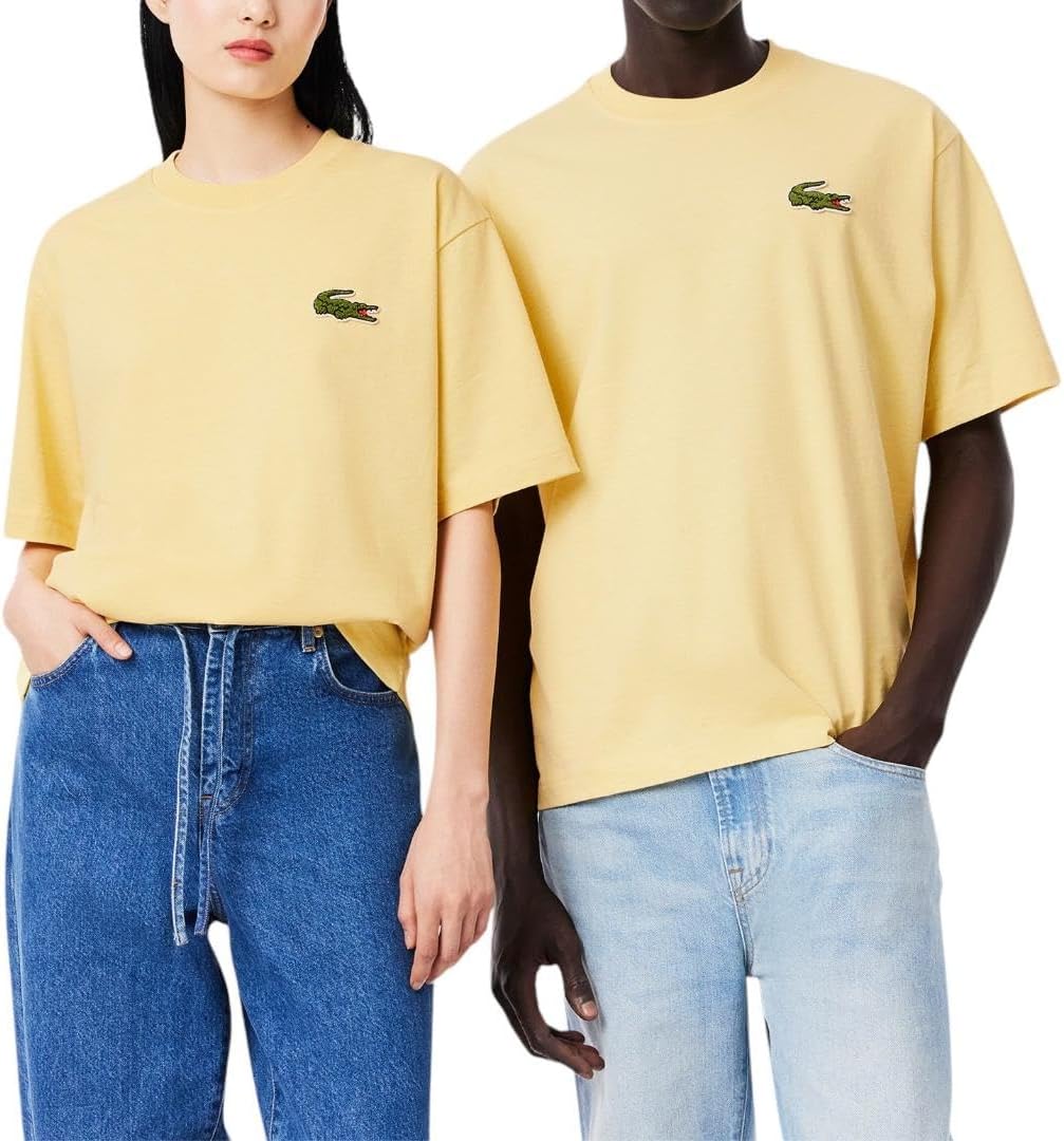 Мужская классическая футболка Lacoste с круглым вырезом и коротким рукавом, свободного кроя, Soleil Chine
Мужская классическая футболка Lacoste с круглым вырезом и коротким рукавом, свободного кроя, Soleil Chine