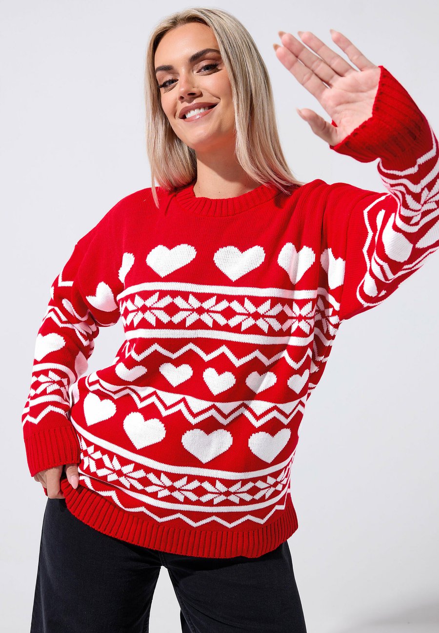 Джемпер Yours Clothing Jumper, Red
Джемпер Yours Clothing Jumper, Red