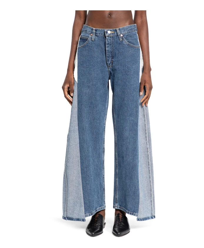 Расклешенные джинсы с асимметричным низом E.L.V. Denim, синий
Расклешенные джинсы с асимметричным низом E.L.V. Denim, синий