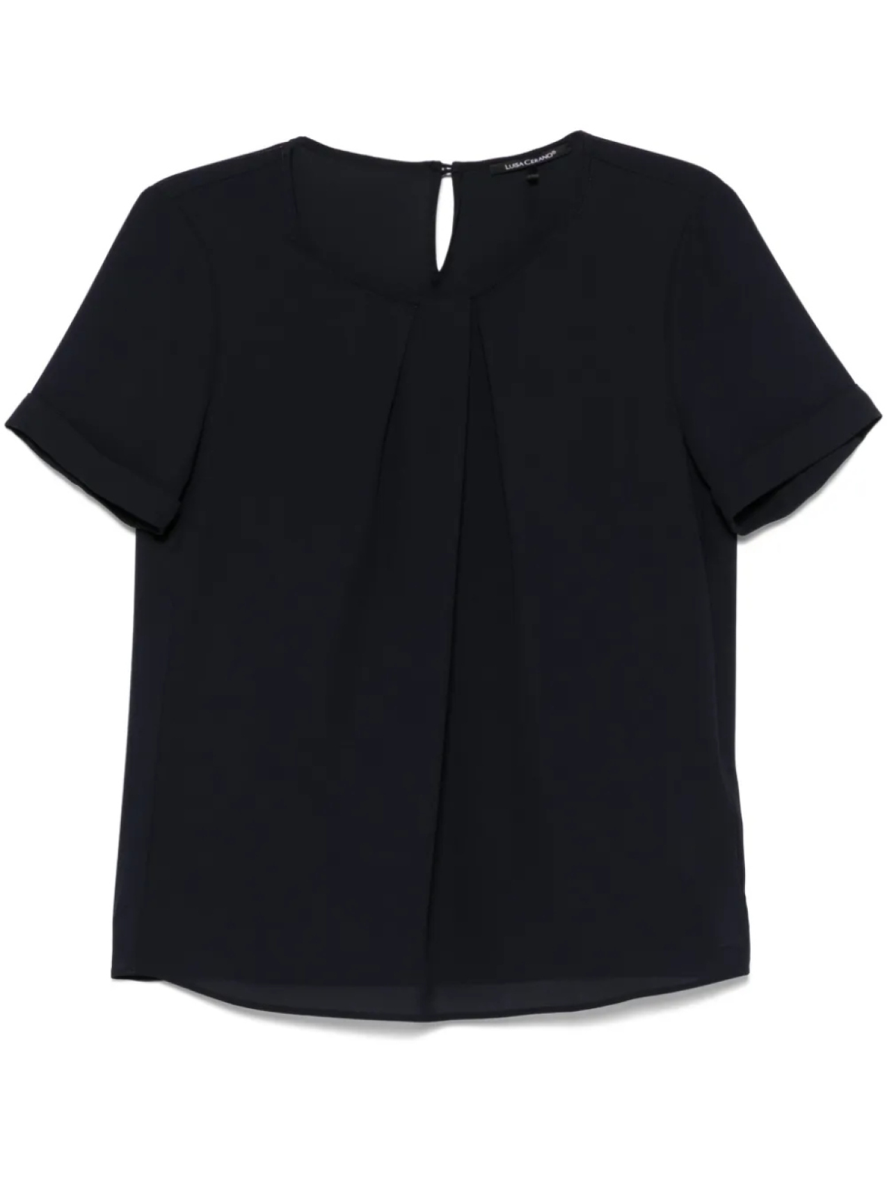 Luisa Cerano блузка со складками, синий 
Luisa Cerano блузка со складками, синий