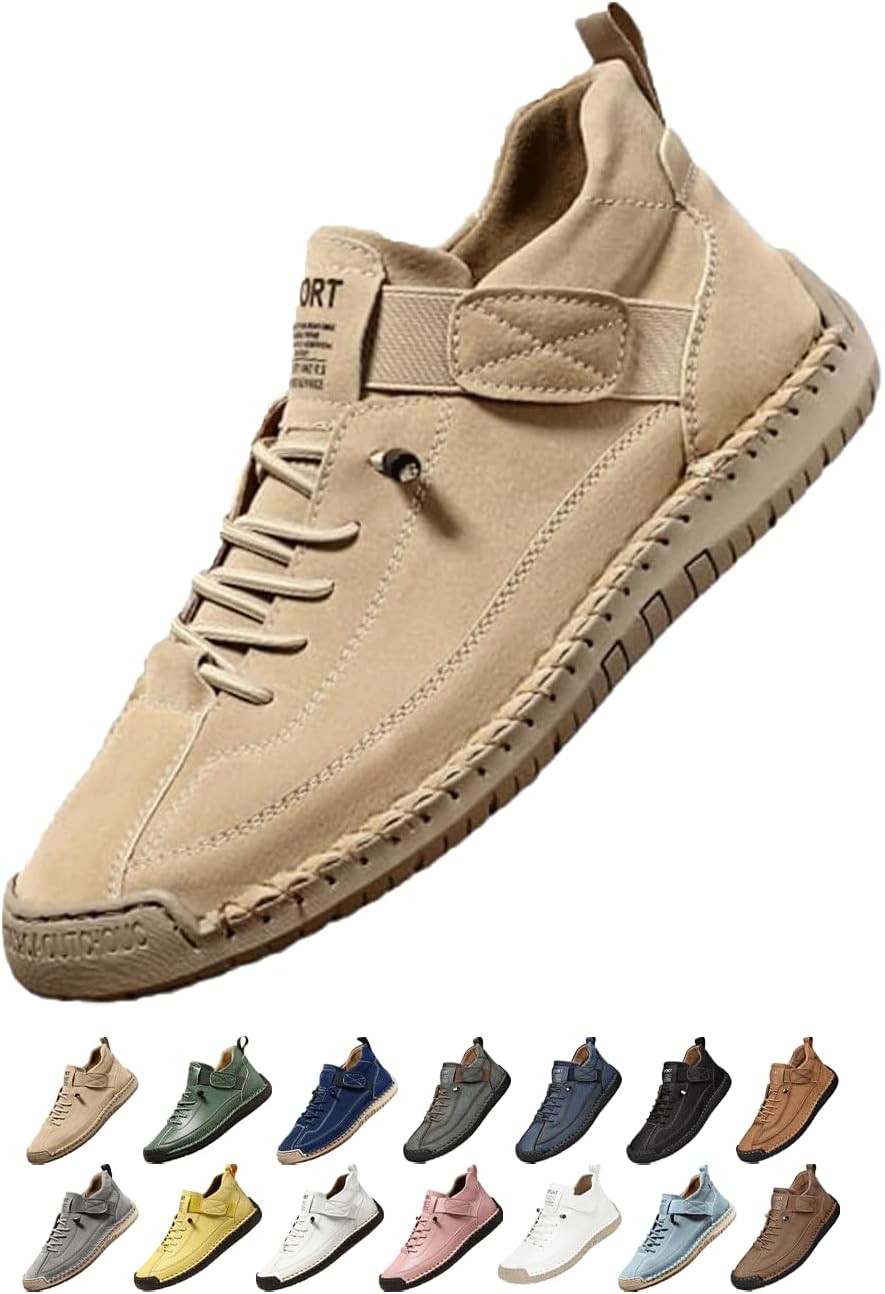 Удобные ортопедические кроссовки, регулируемые кожаные кроссовки, легкие повседневные лоферы с противоскользящей подошвой Generic, Apricot 10 Women/8.5 Men
Удобные ортопедические кроссовки, регулируемые кожаные кроссовки, легкие повседневные лоферы с противоскользящей подошвой Generic, Apricot 10 Women/8.5 Men