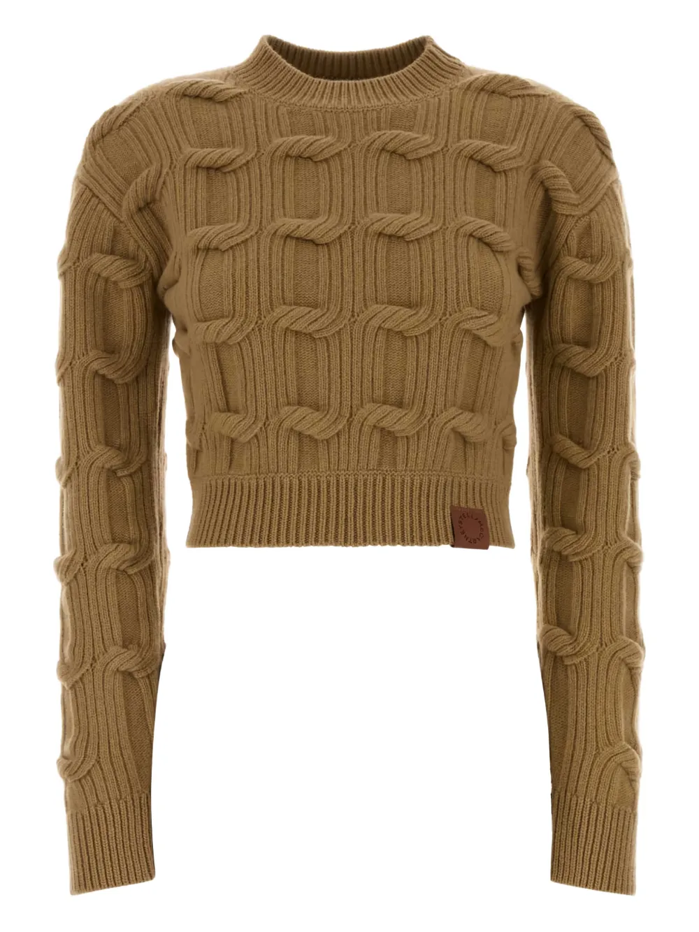 Шерстяной свитер фактурной вязки Stella Mccartney, коричневый
Шерстяной свитер фактурной вязки Stella Mccartney, коричневый