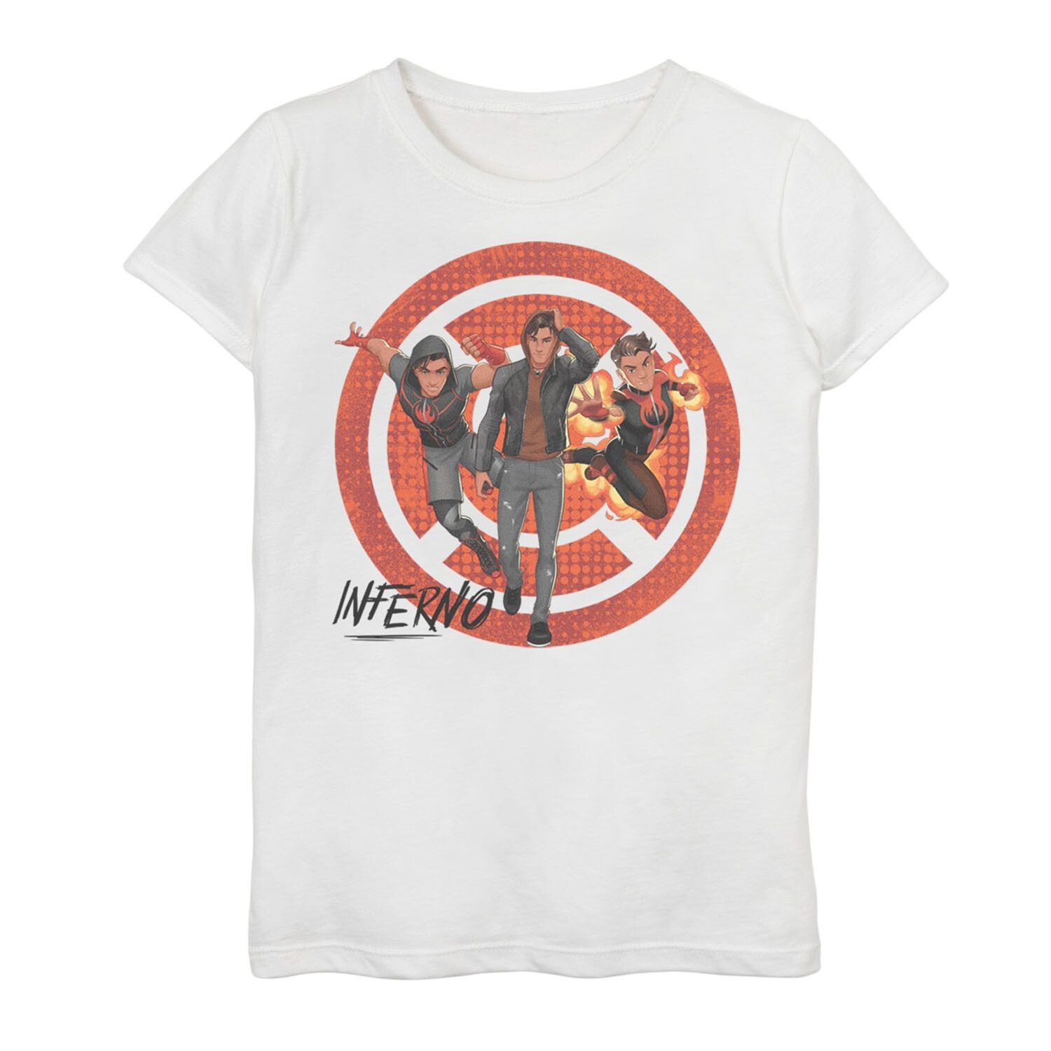 Футболка с коллажем «Marvel Rising Secret Warriors Inferno Символ» для девочек 7–16 лет Marvel
Футболка с коллажем «Marvel Rising Secret Warriors Inferno Символ» для девочек 7–16 лет Marvel