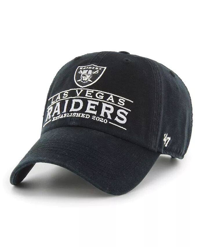 Мужская черная регулируемая кепка Las Vegas Raiders Vernon Clean Up '47 Brand, черный
Мужская черная регулируемая кепка Las Vegas Raiders Vernon Clean Up '47 Brand, черный