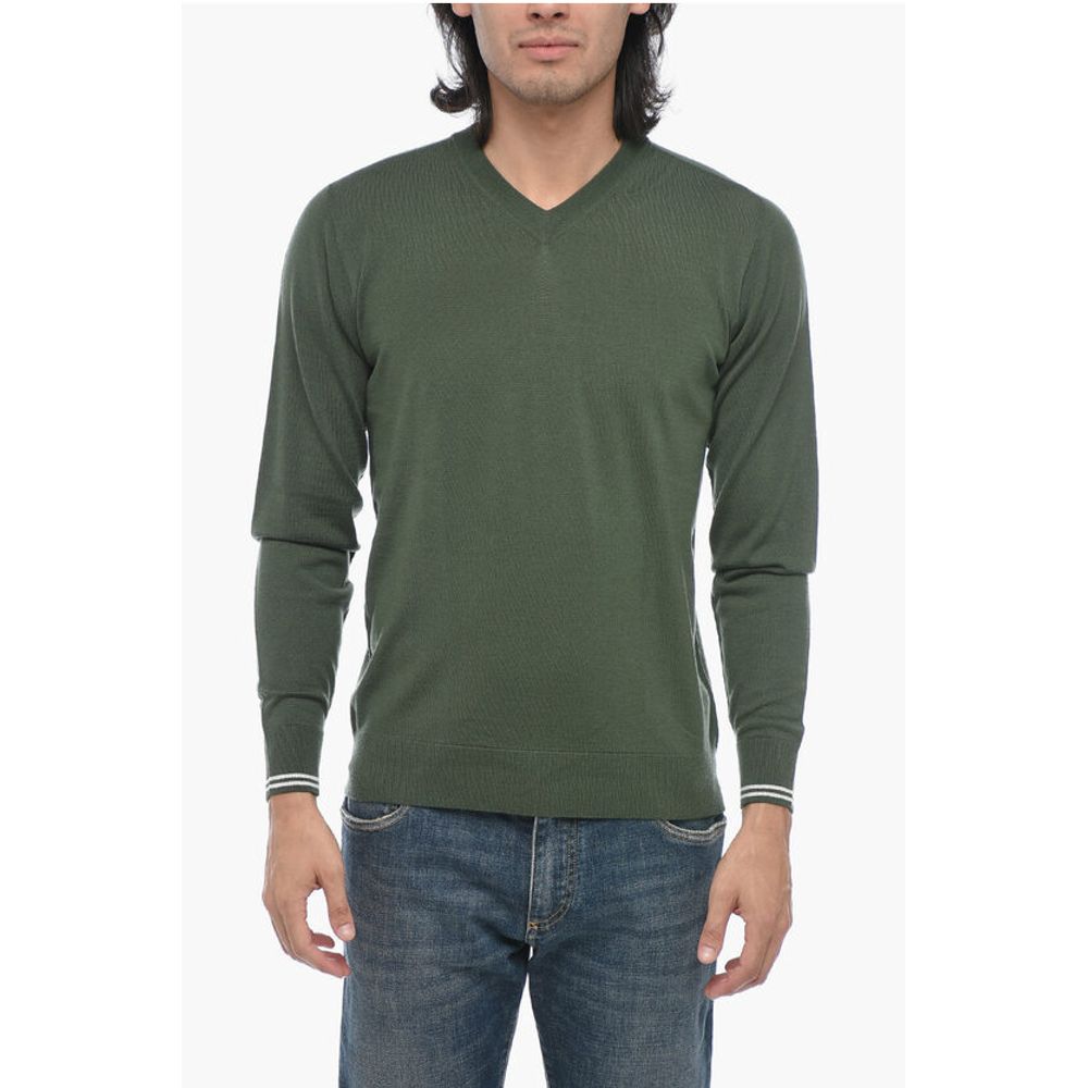 Шерстяной свитер с V-образным вырезом Peserico, Green
Шерстяной свитер с V-образным вырезом Peserico, Green