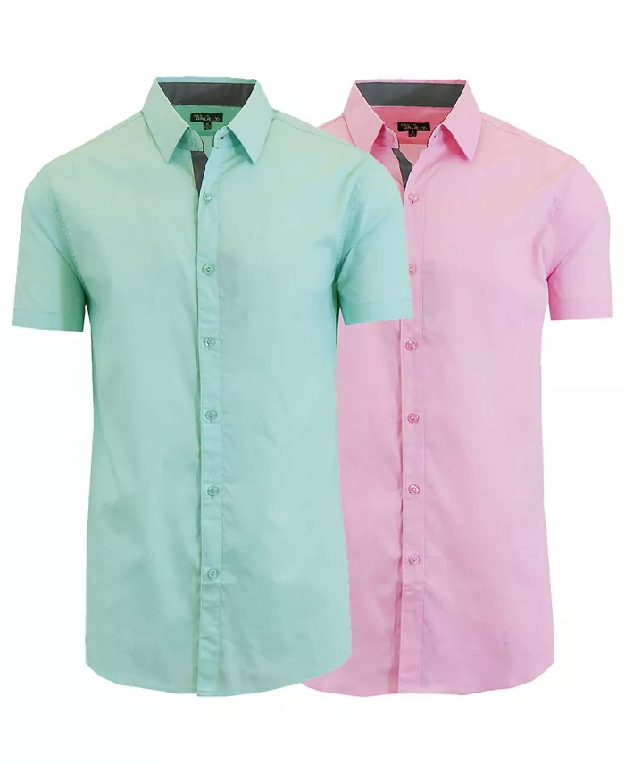 Мужская рубашка на пуговицах Slim Fit, 2 шт Galaxy By Harvic, мультиколор
Мужская рубашка на пуговицах Slim Fit, 2 шт Galaxy By Harvic, мультиколор