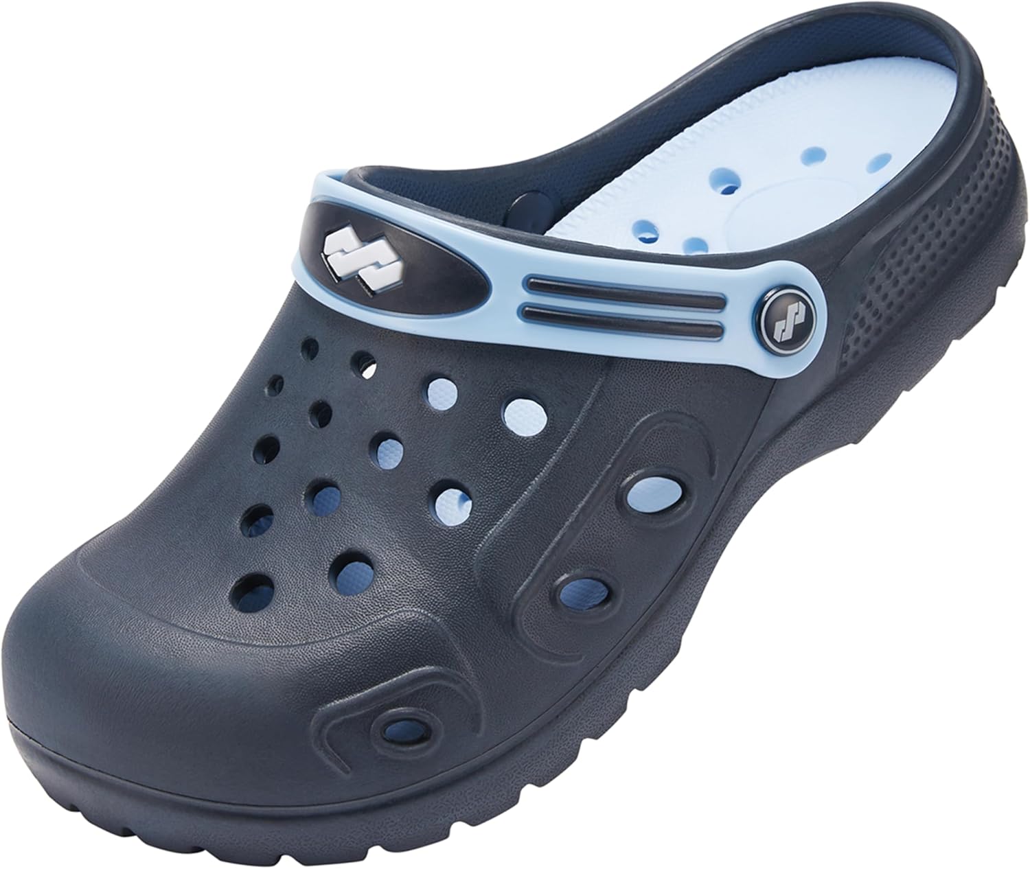 Садовые сабо YUNGPRIME для мужчин и женщин, пляжные тапочки без шнурков со съемной амортизирующей стелькой, темно-синий
Садовые сабо YUNGPRIME для мужчин и женщин, пляжные тапочки без шнурков со съемной амортизирующей стелькой, темно-синий